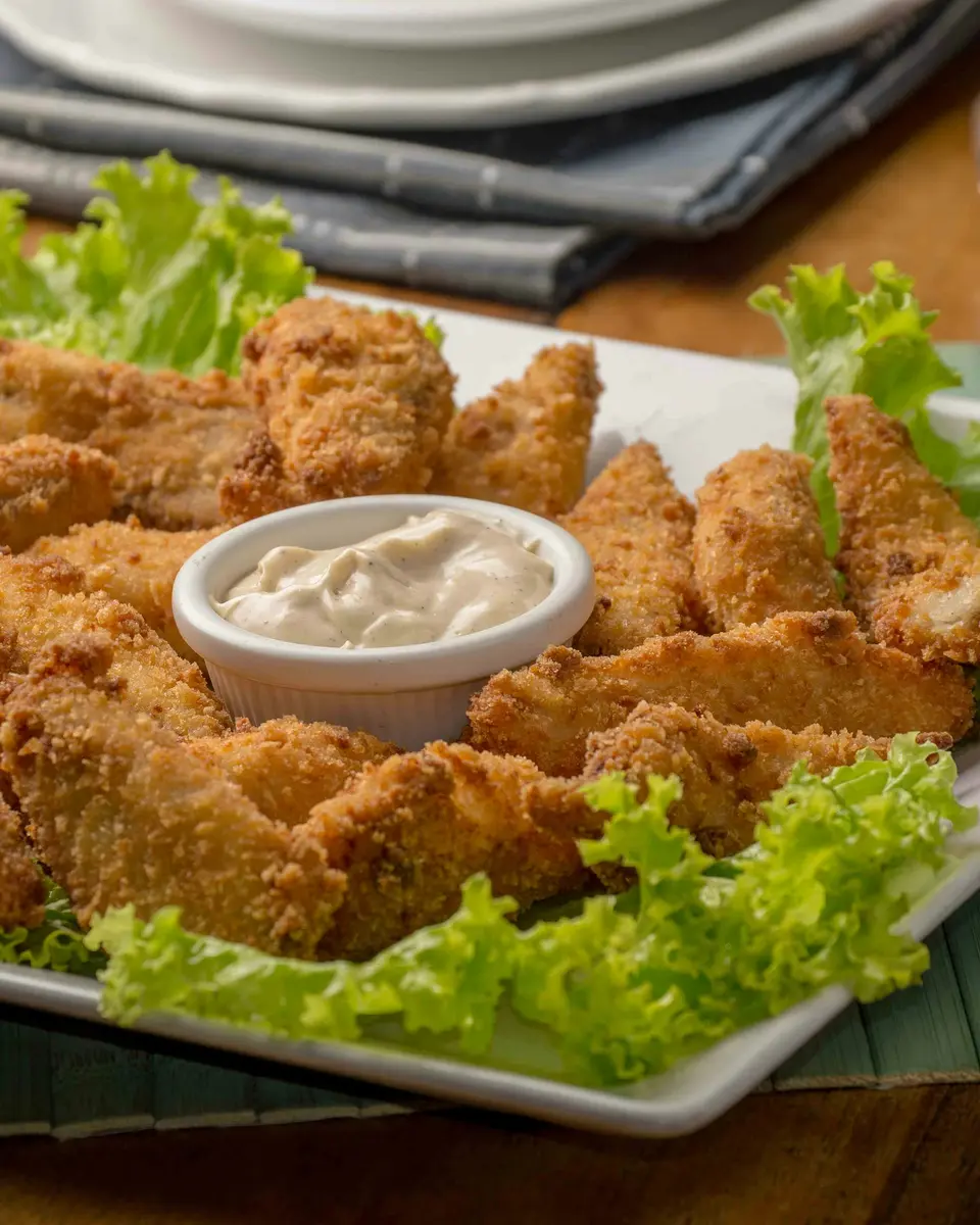 Crispy fried chicken